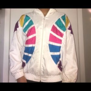 vintage colorful windbreaker